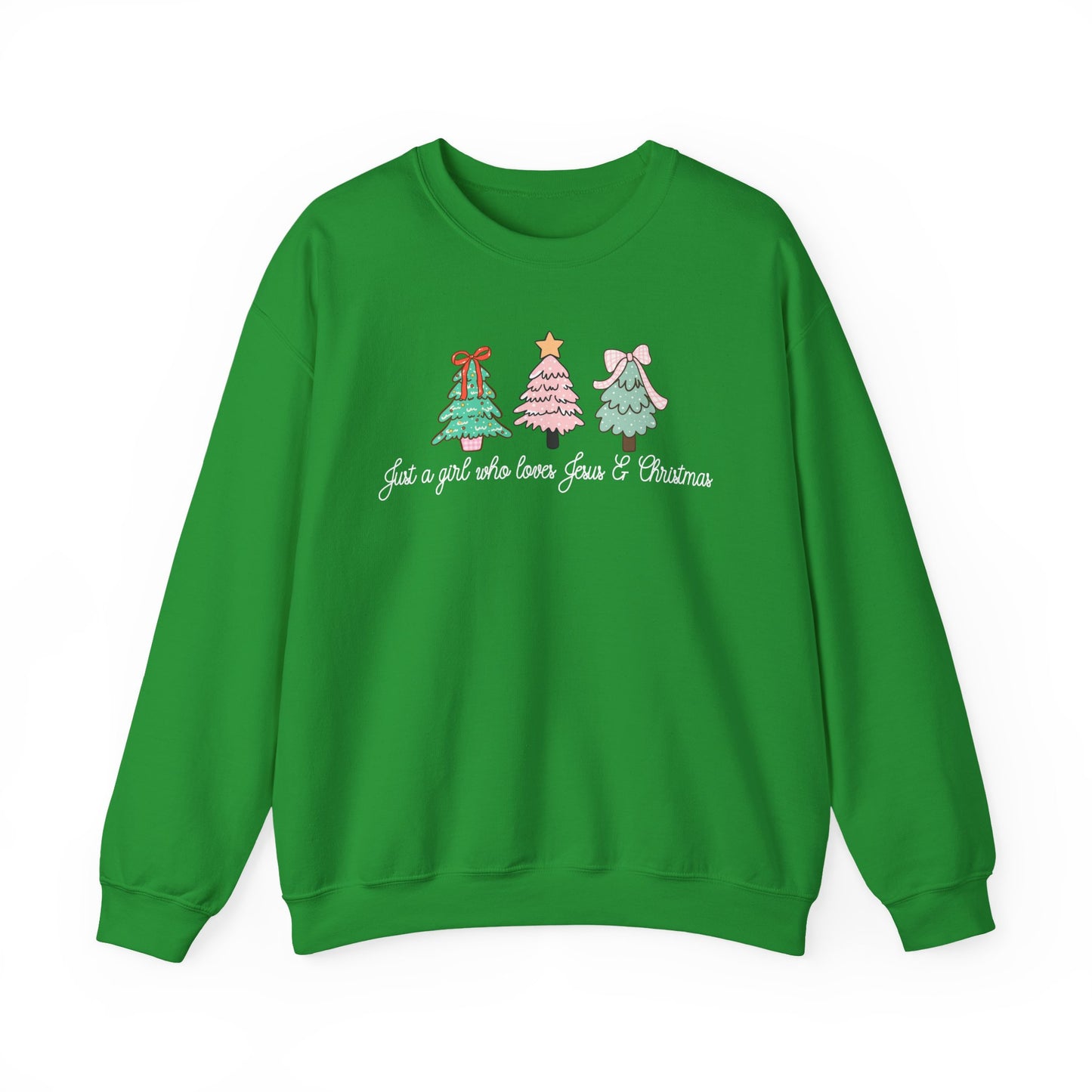 Love Jesus & Christmas Sweatshirt