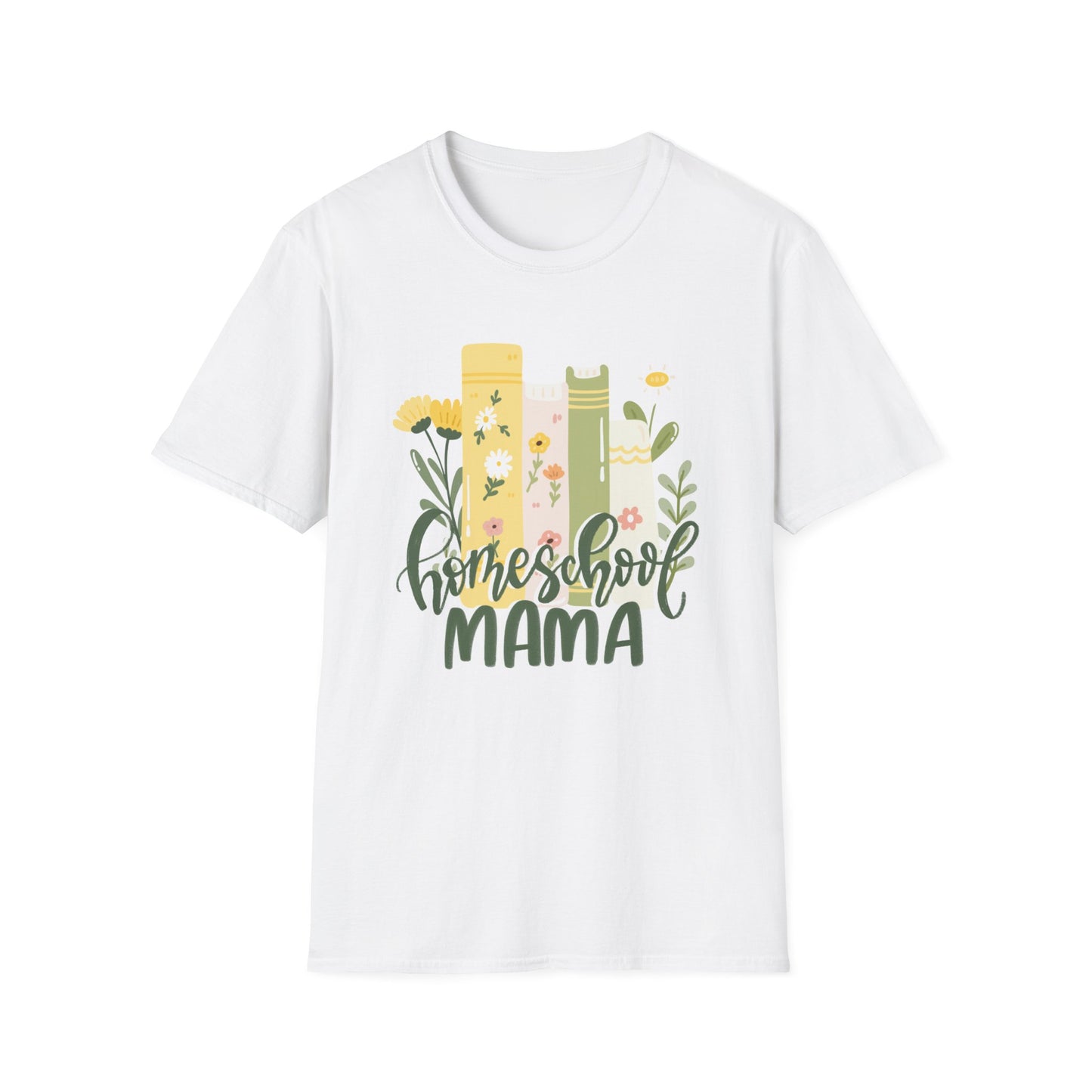 Homeschool Mama Floral Tee