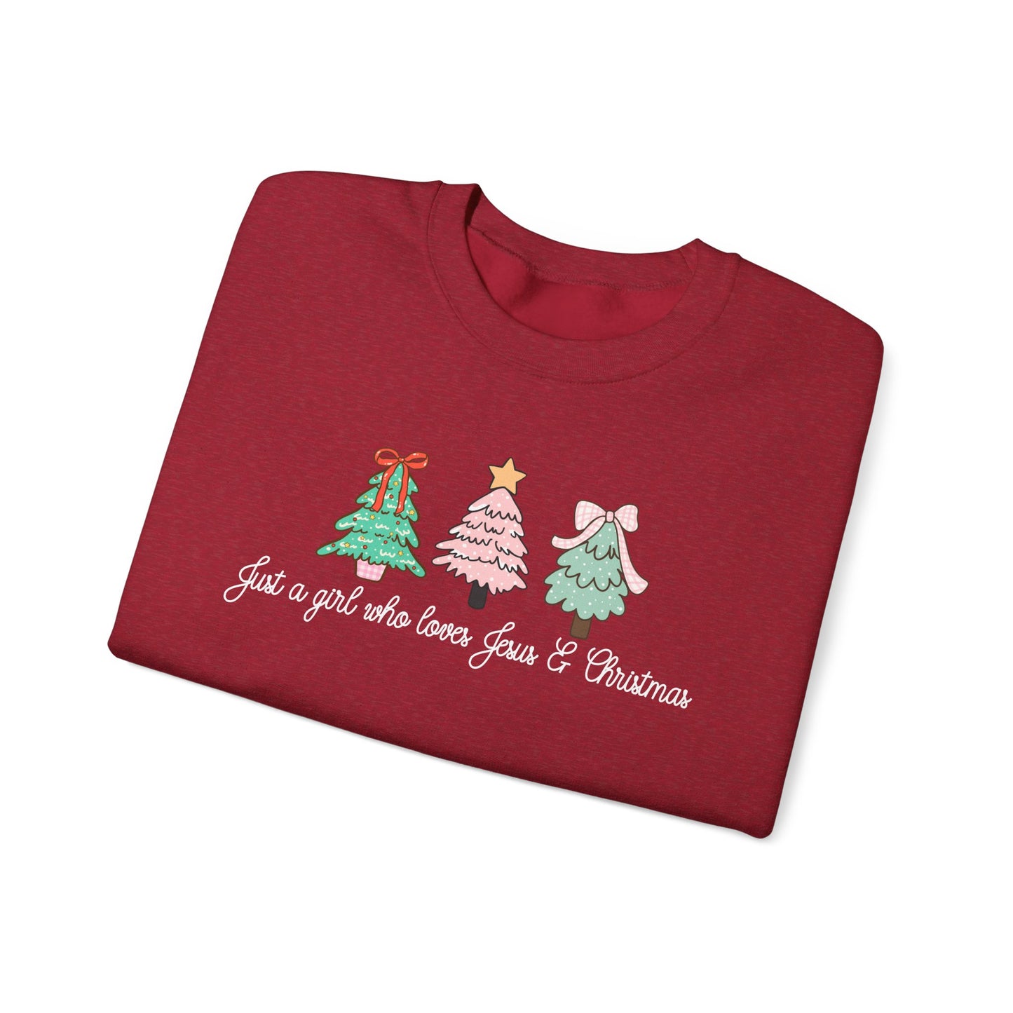 Love Jesus & Christmas Sweatshirt