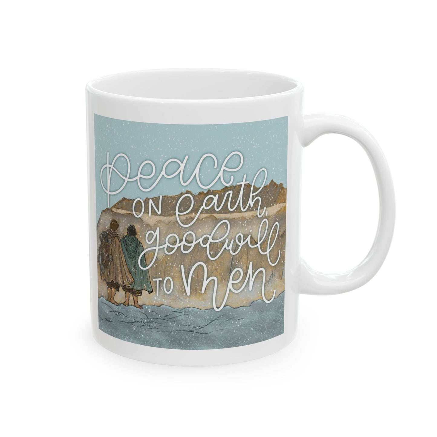 Peace on Earth Lord of the Rings Mug