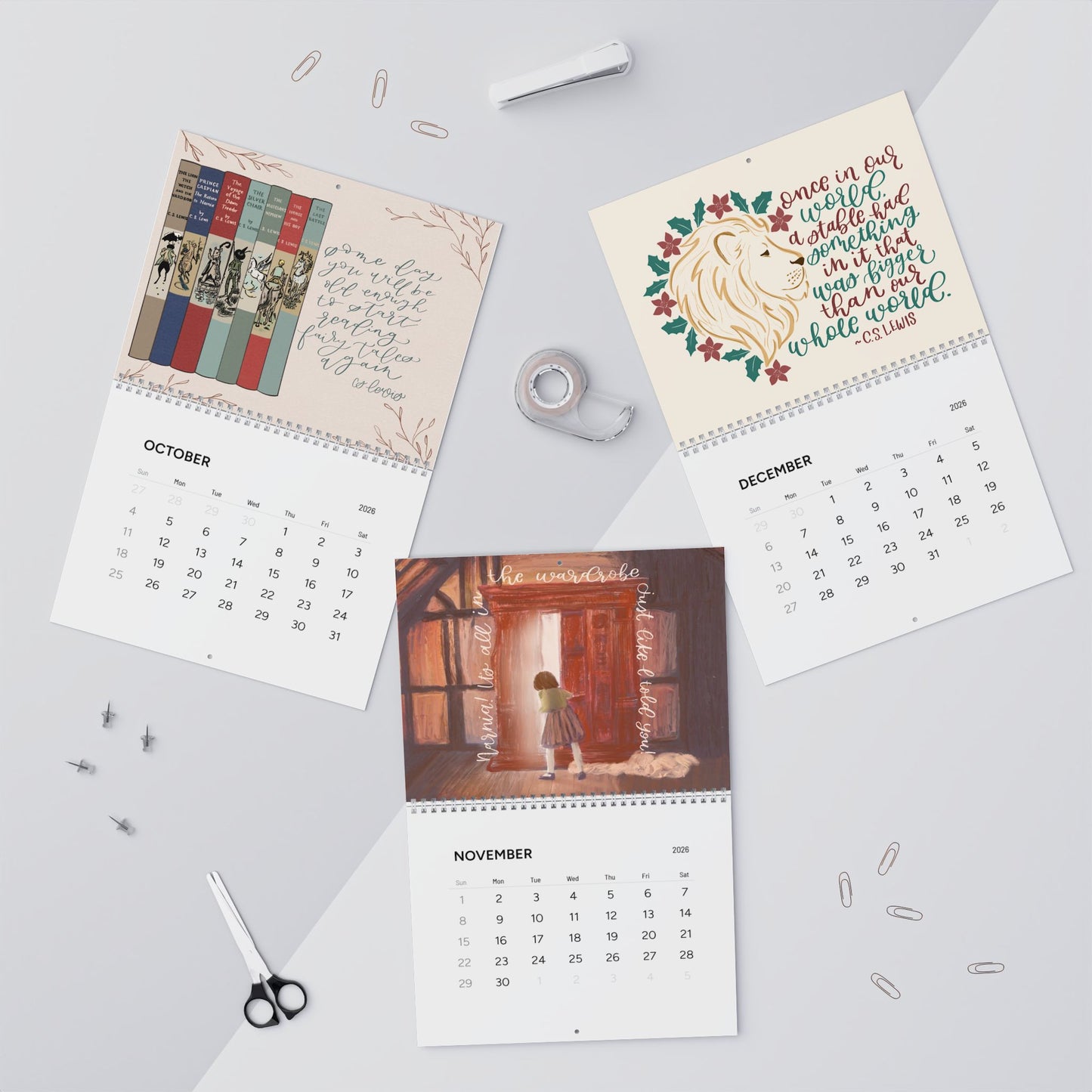 2026 Narnian Wall Calendar