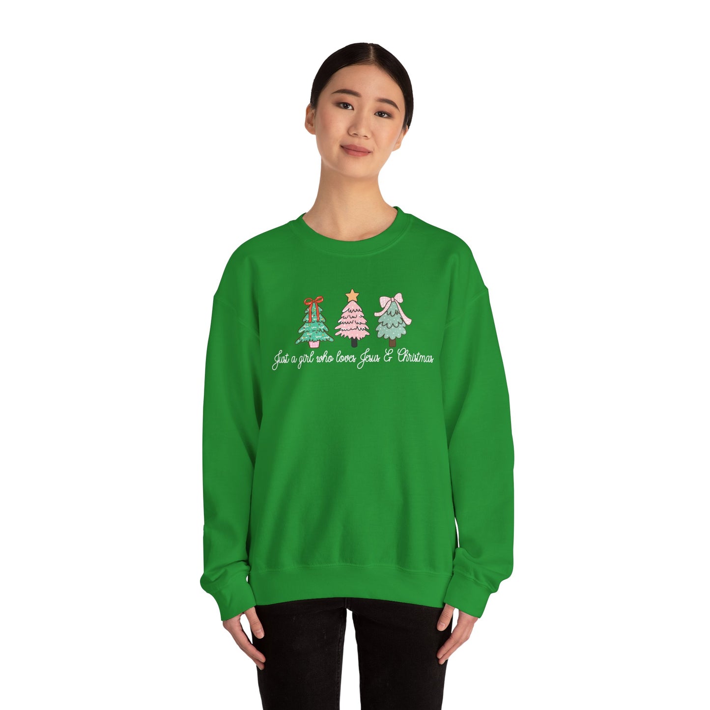 Love Jesus & Christmas Sweatshirt