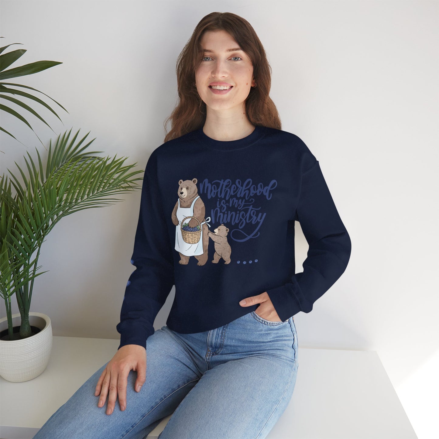 Motherhood Is My Ministry Crewneck Sweatshirt