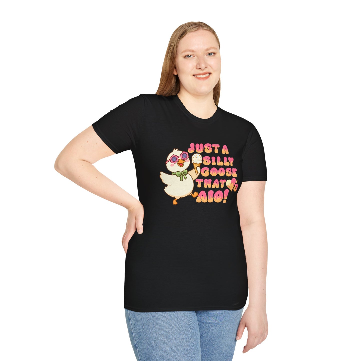Just a Silly Goose That Loves AIO Tee