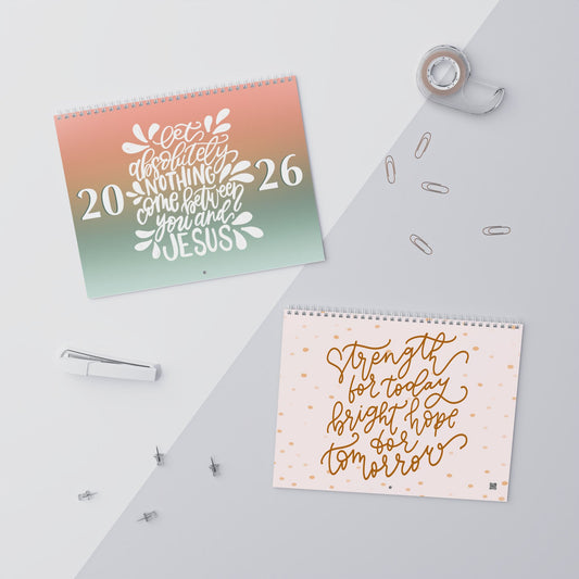 2026 Brushed by Bethy Calendar