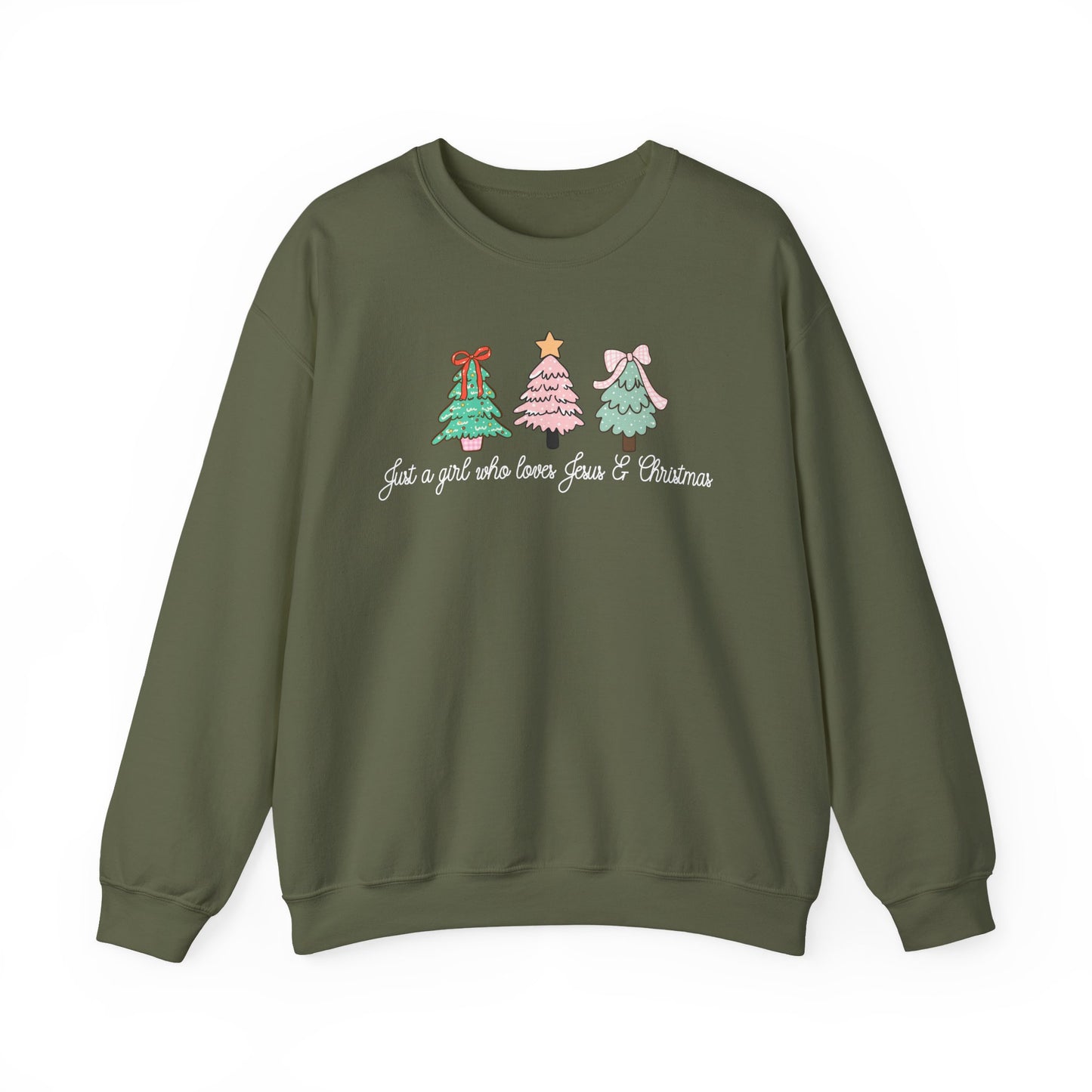 Love Jesus & Christmas Sweatshirt