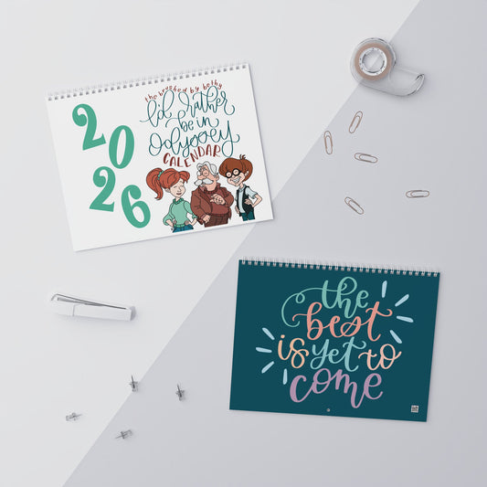 I'd Rather Be in Odyssey 2026 Wall Calendar