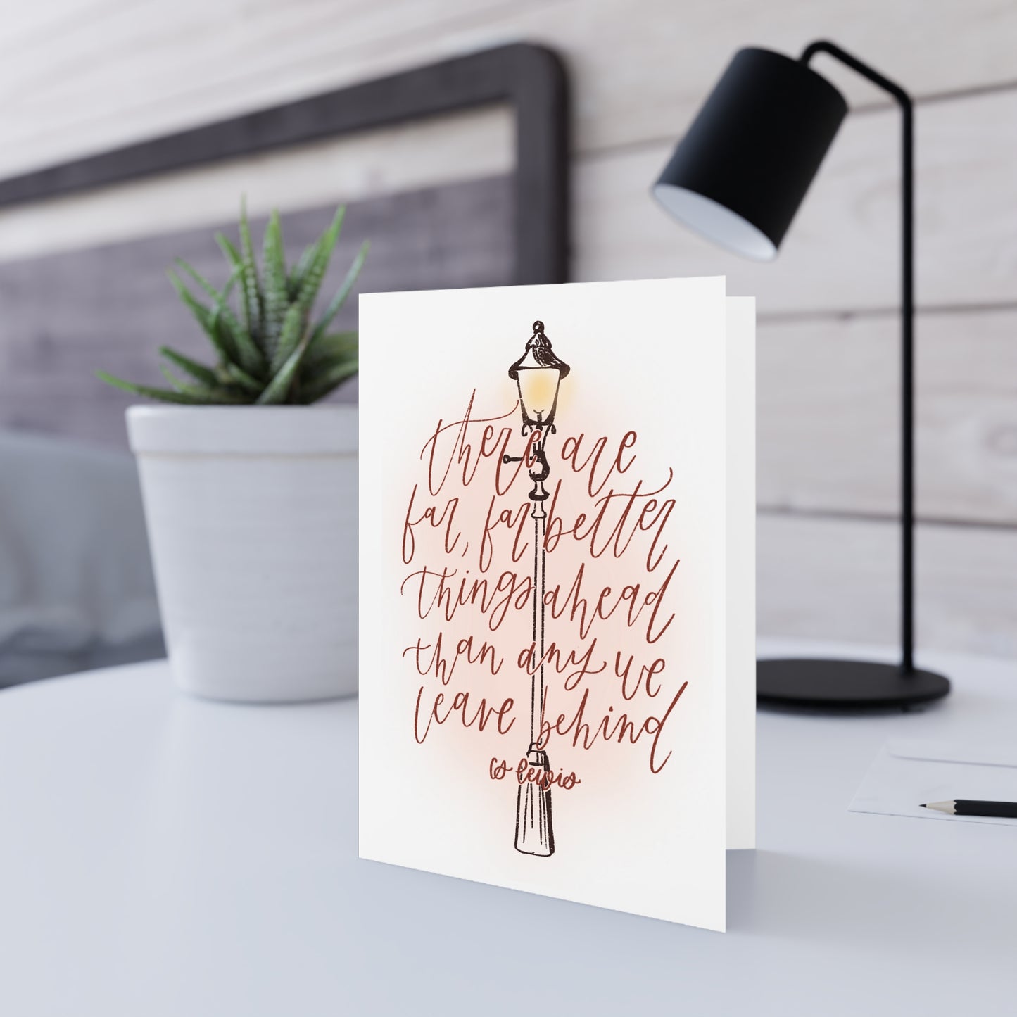 Lamp Post Greeting Card