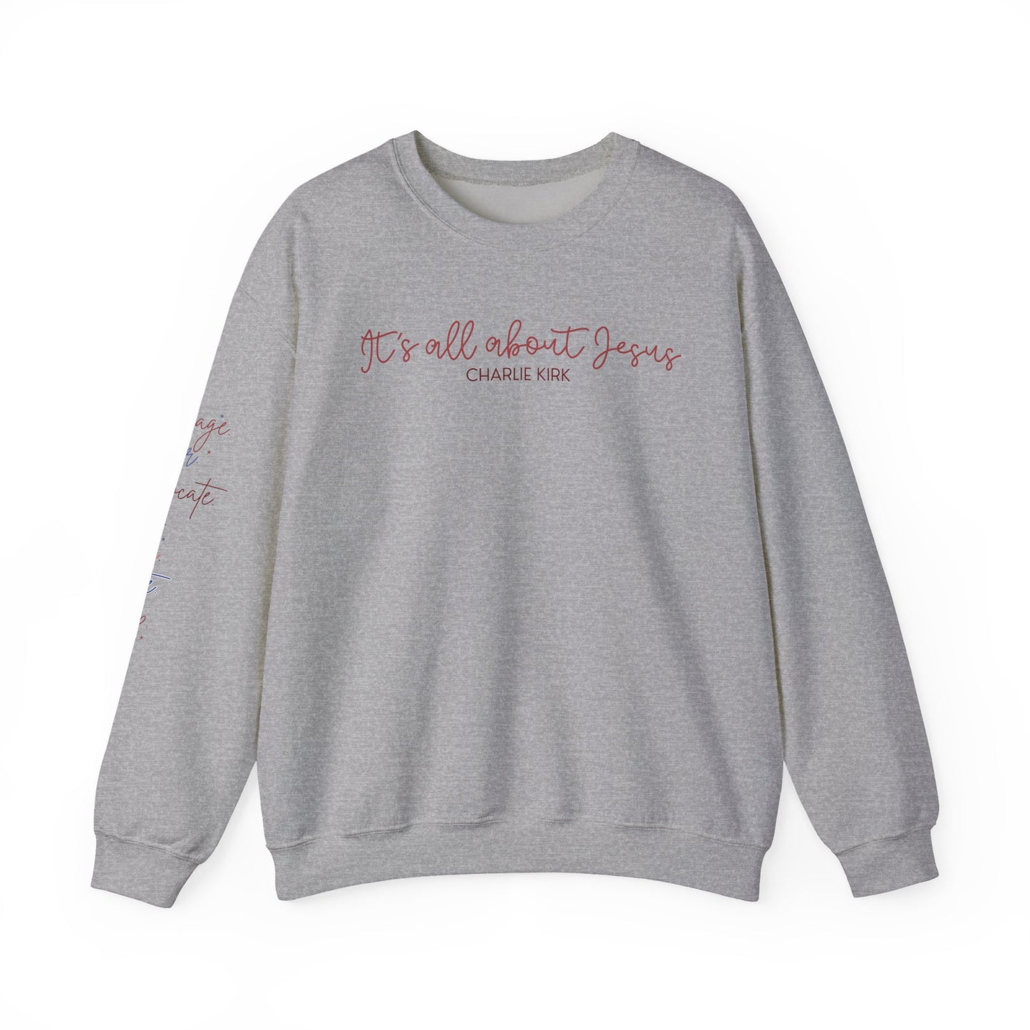 All About Jesus Crewneck Sweatshirt