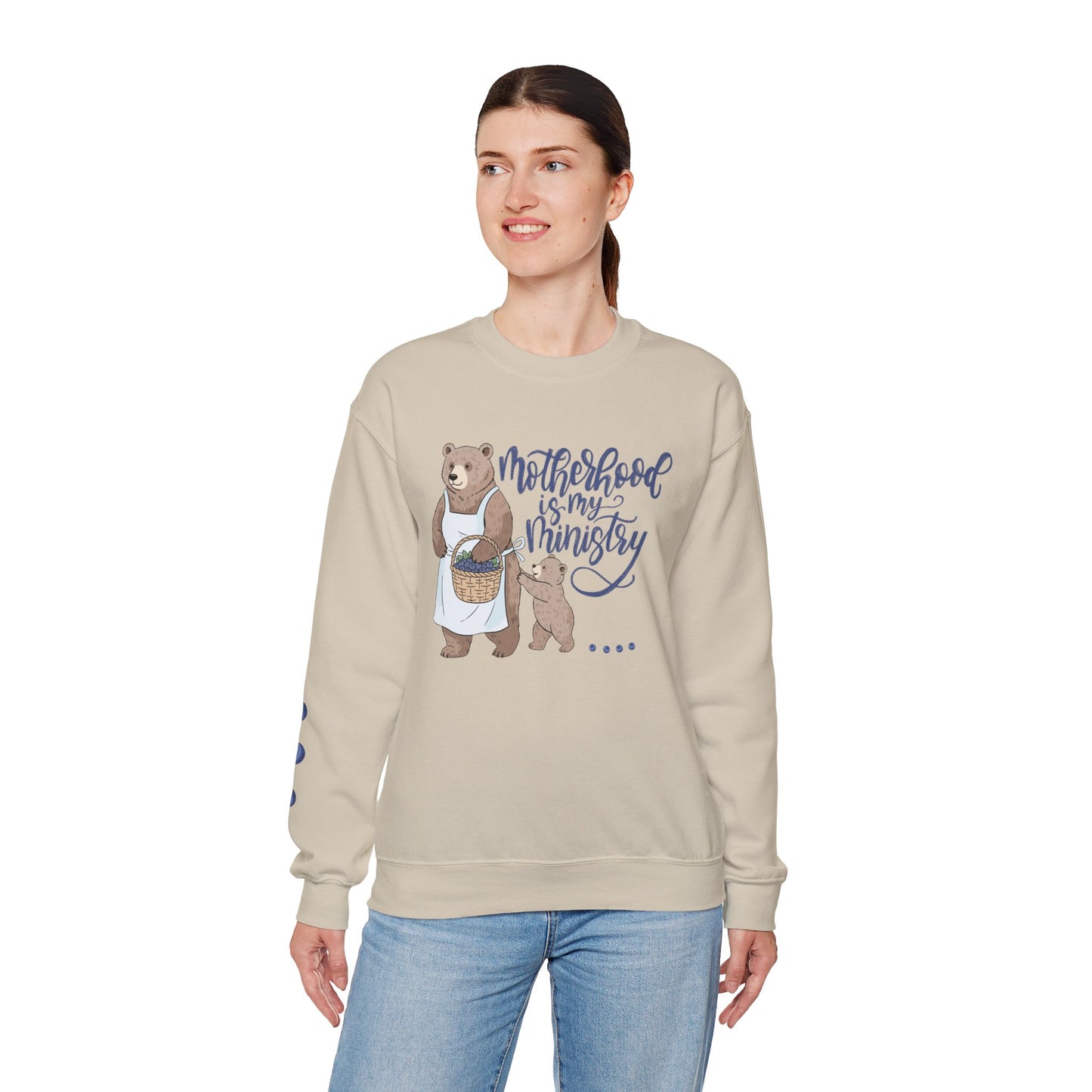 Motherhood Is My Ministry Crewneck Sweatshirt