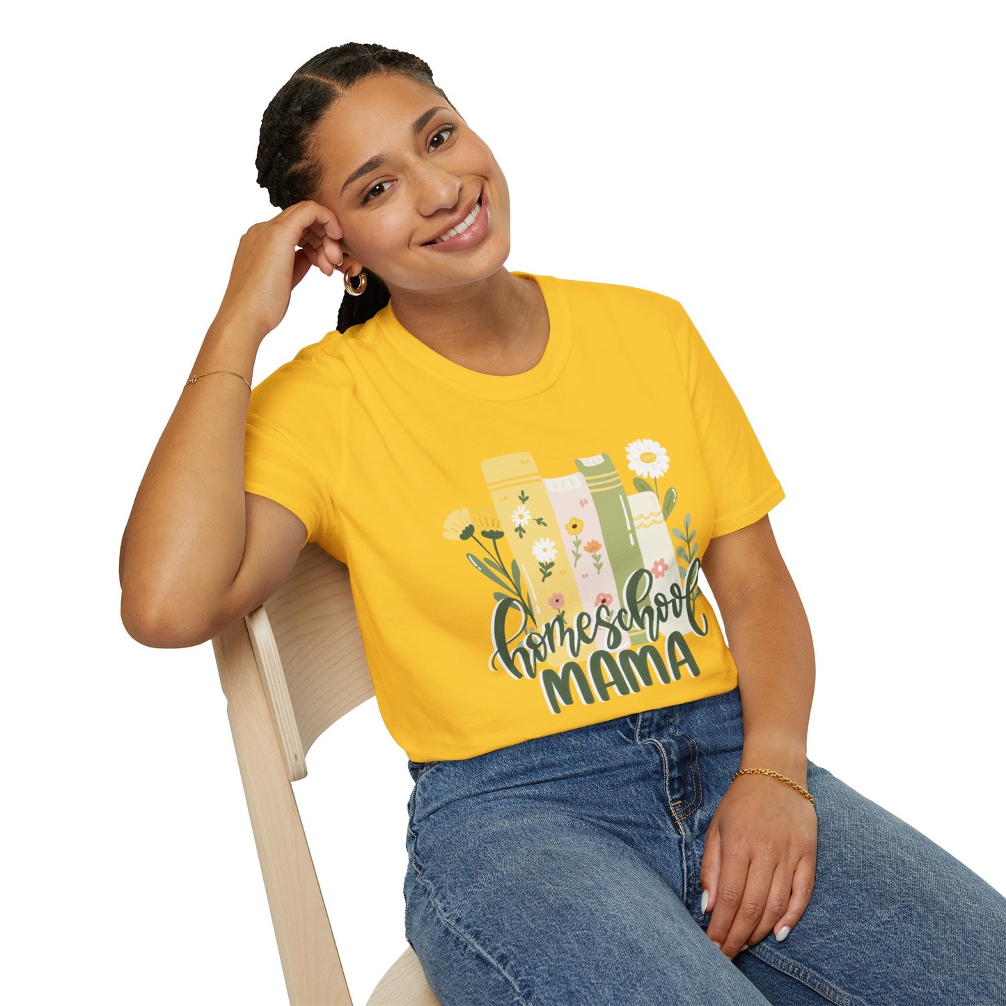 Homeschool Mama Floral Tee