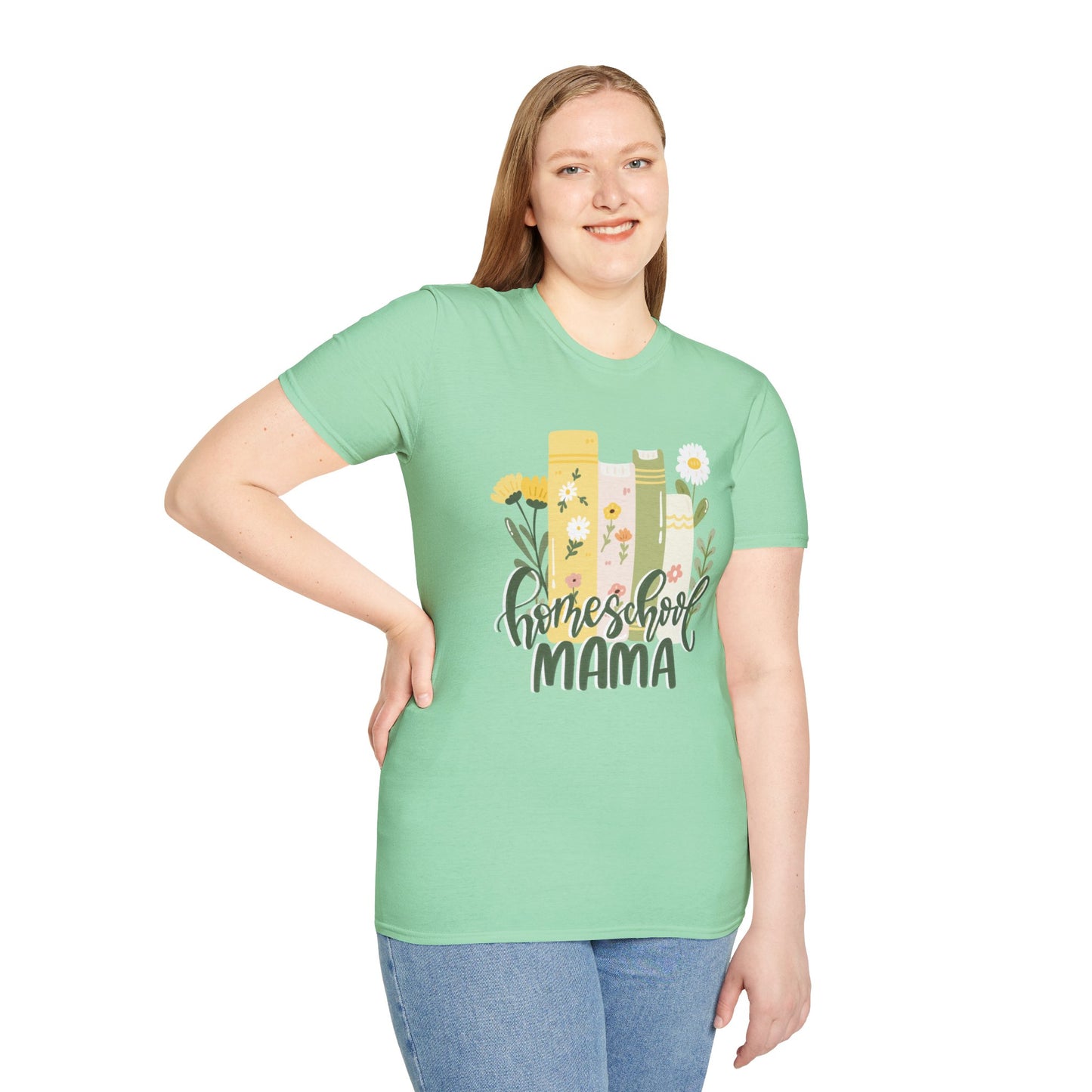 Homeschool Mama Floral Tee