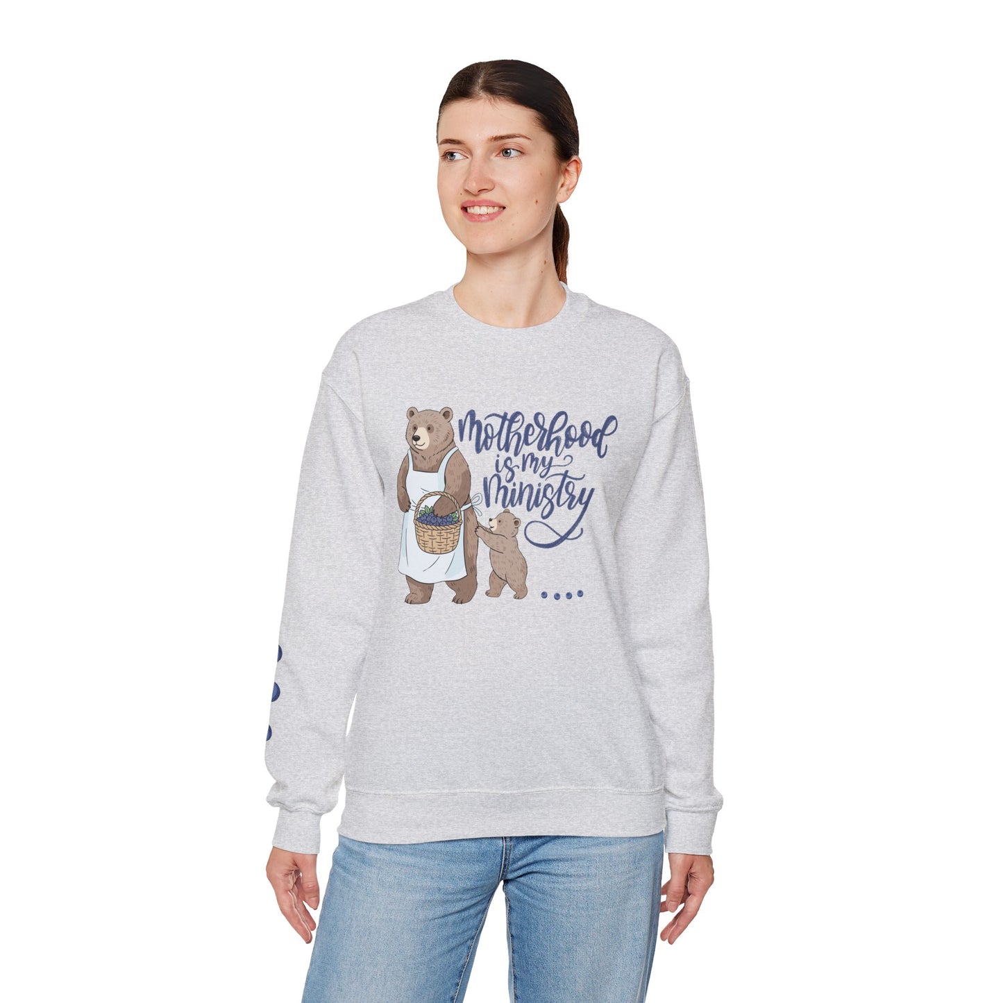 Motherhood Is My Ministry Crewneck Sweatshirt