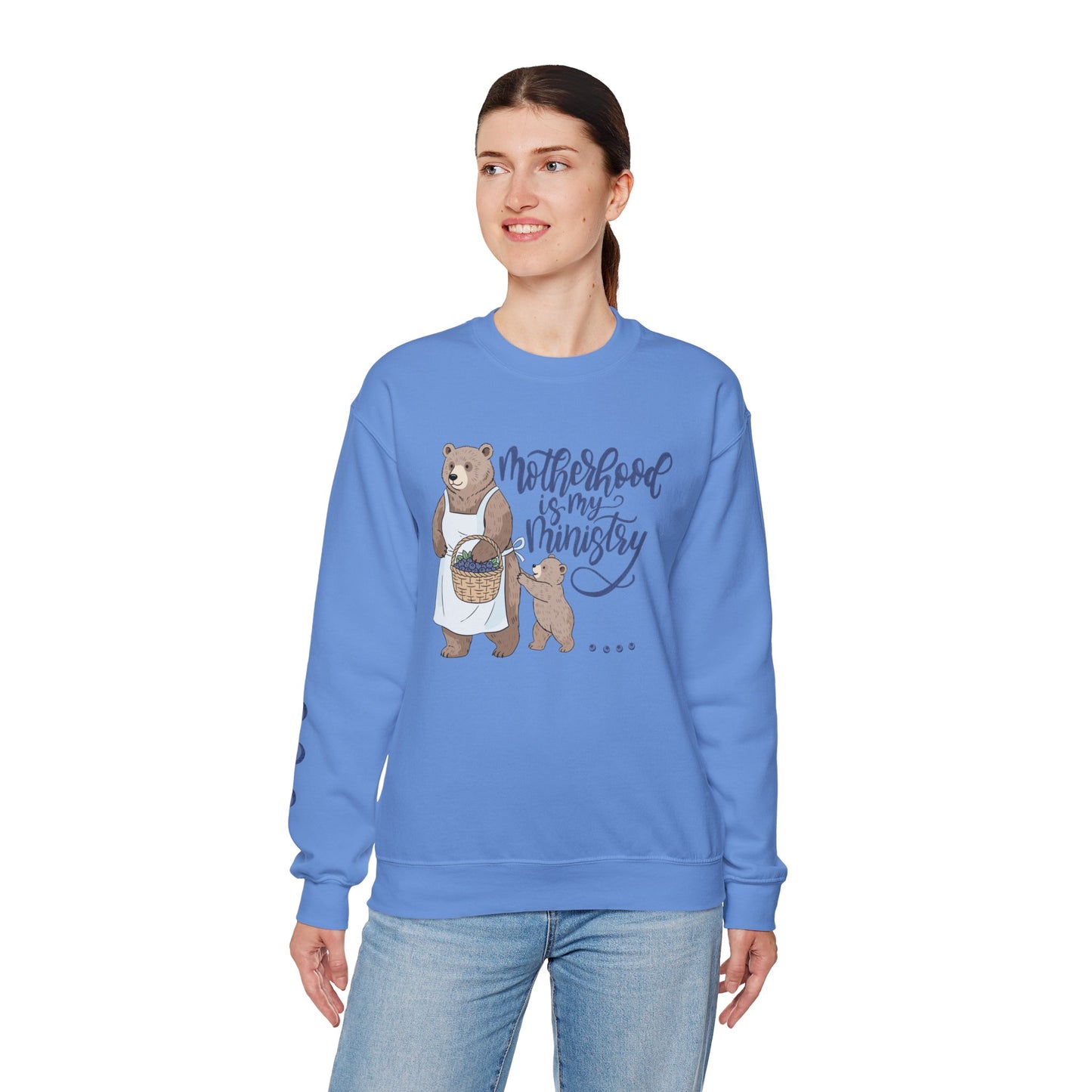 Motherhood Is My Ministry Crewneck Sweatshirt