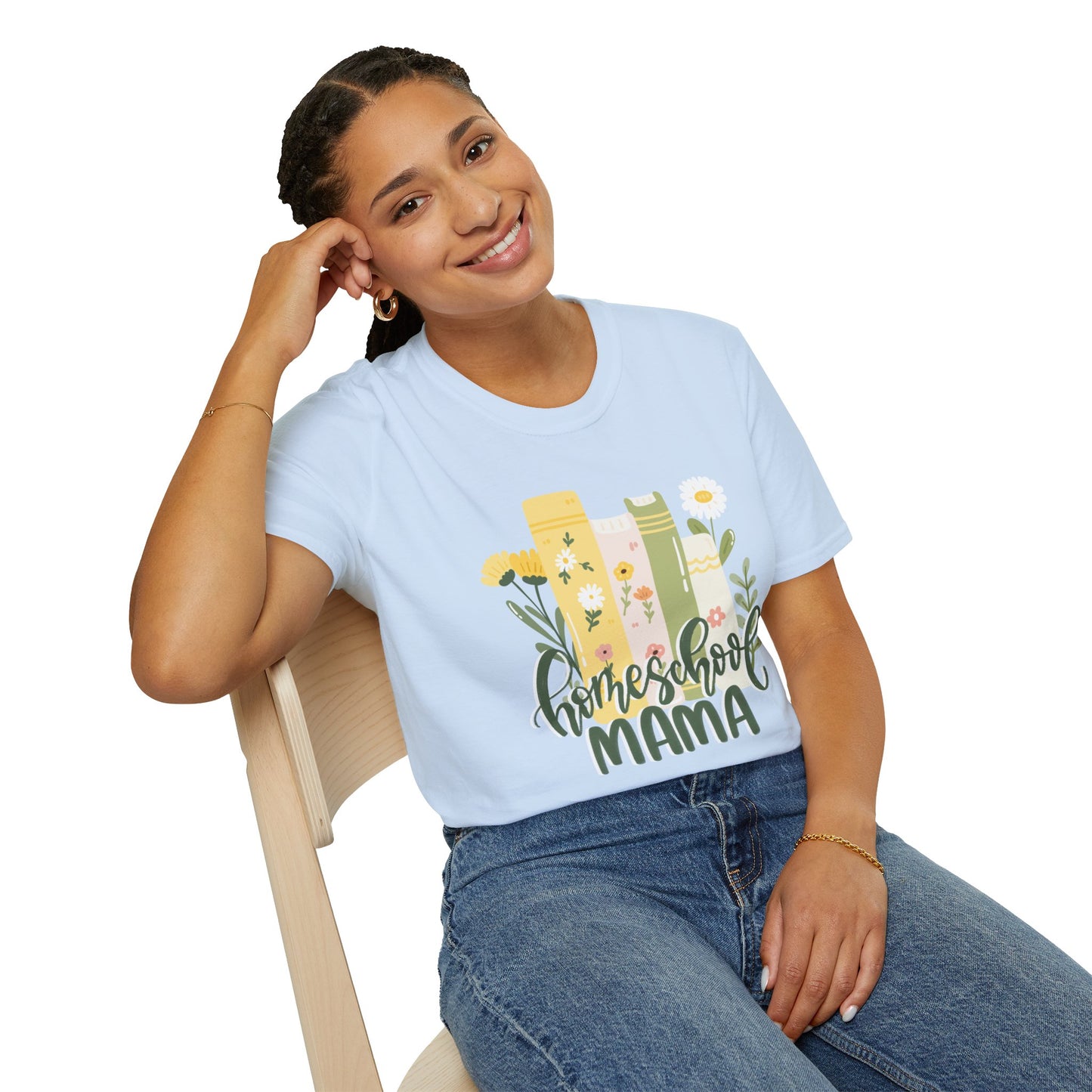 Homeschool Mama Floral Tee
