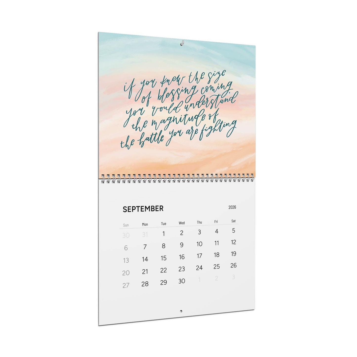 2026 Brushed by Bethy Calendar