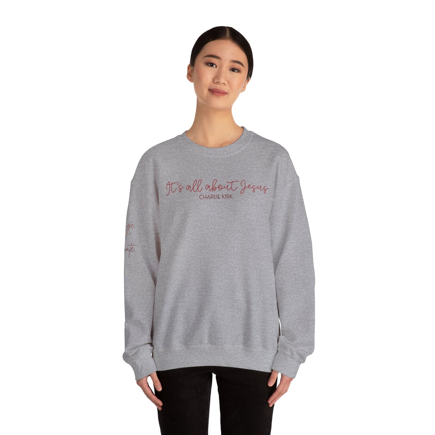 All About Jesus Crewneck Sweatshirt