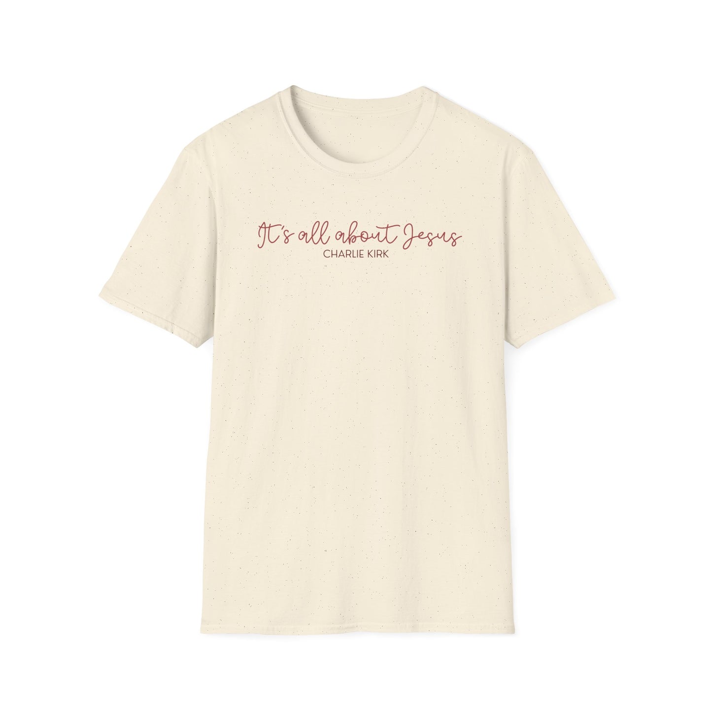 All About Jesus Tee (Red&Blue Design)
