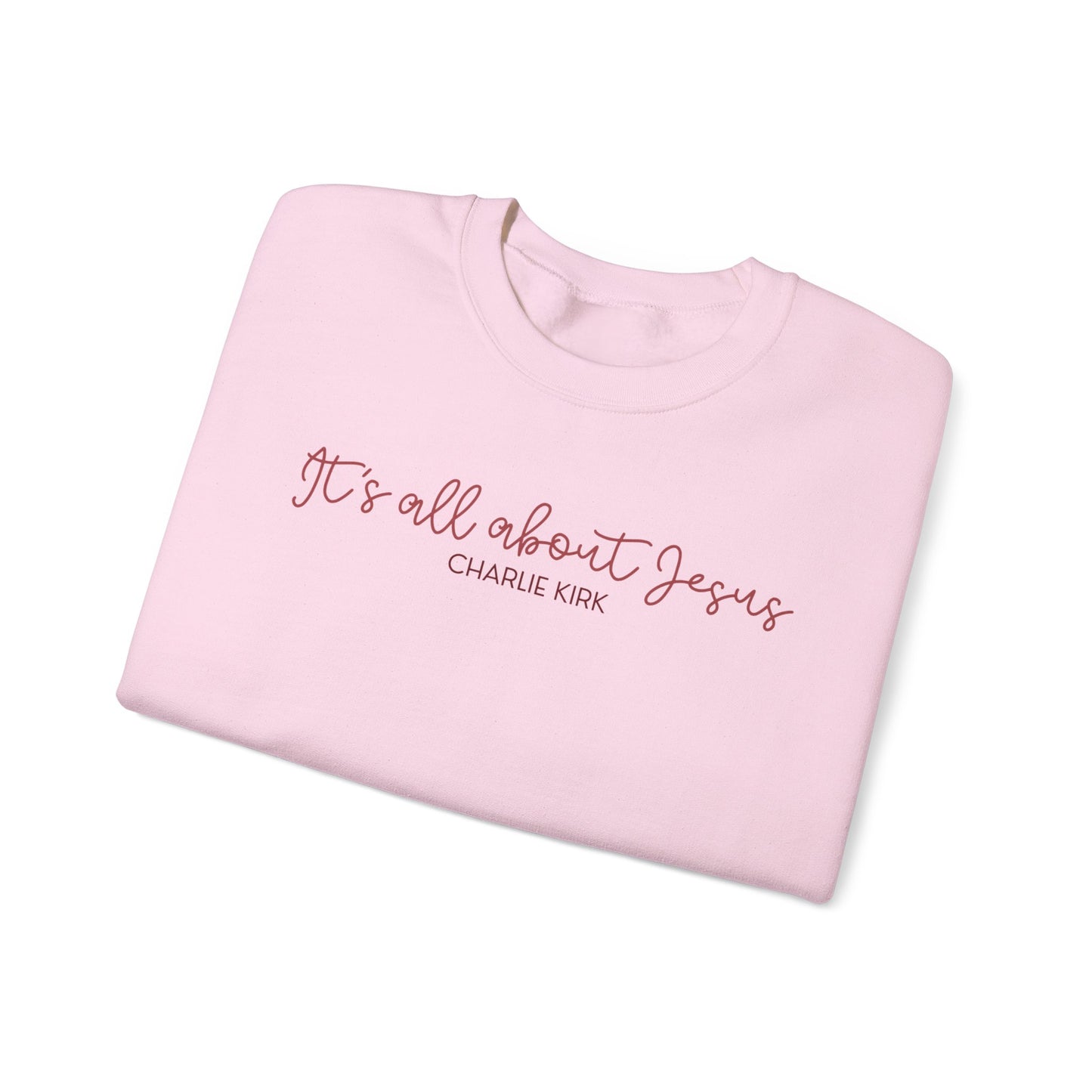 All About Jesus Crewneck Sweatshirt