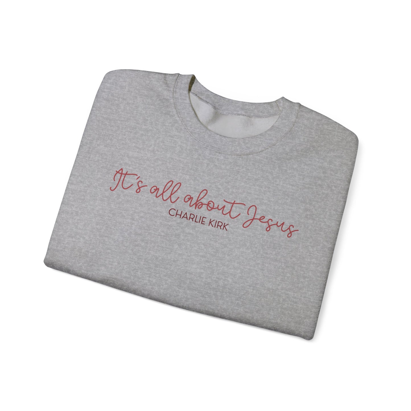 All About Jesus Crewneck Sweatshirt