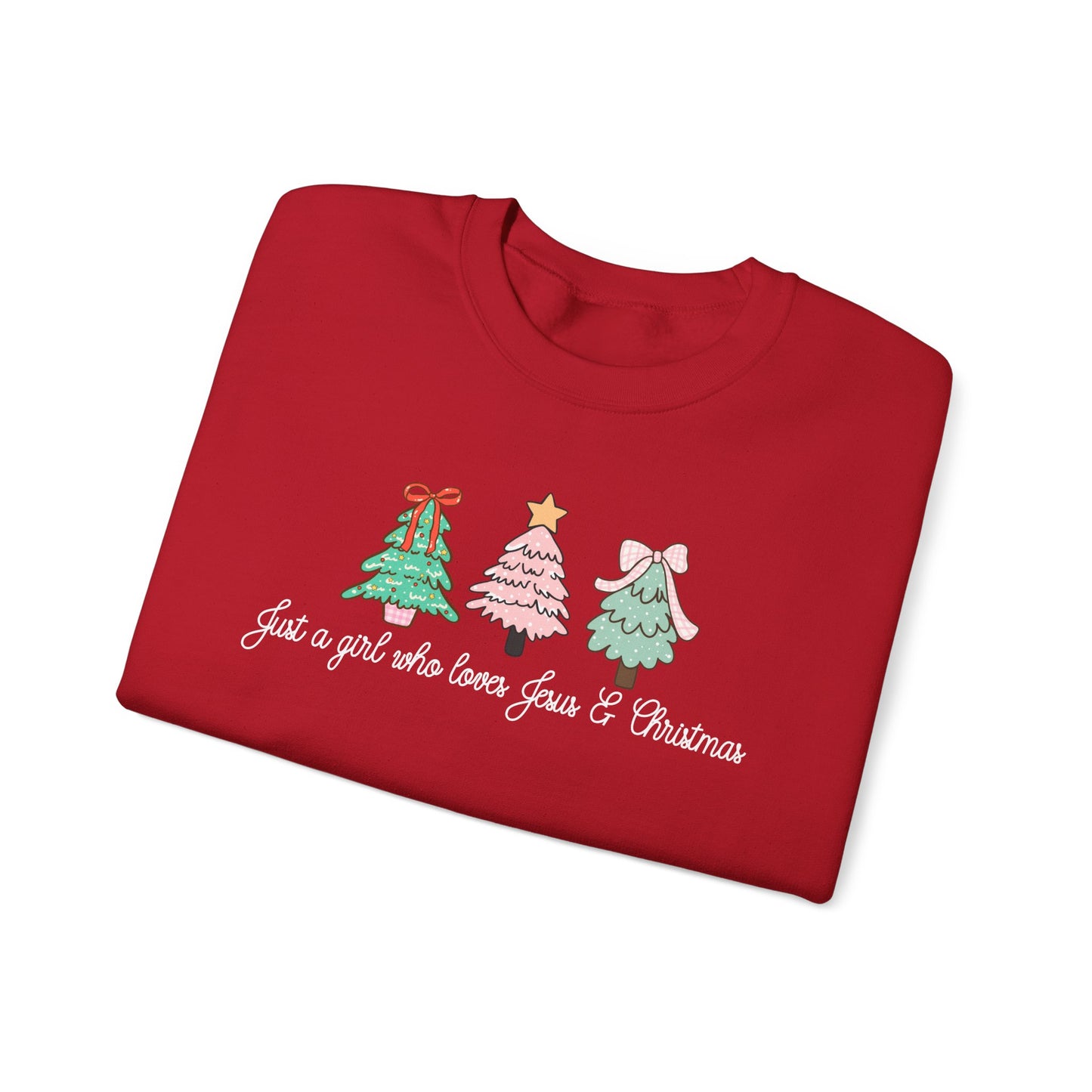 Love Jesus & Christmas Sweatshirt