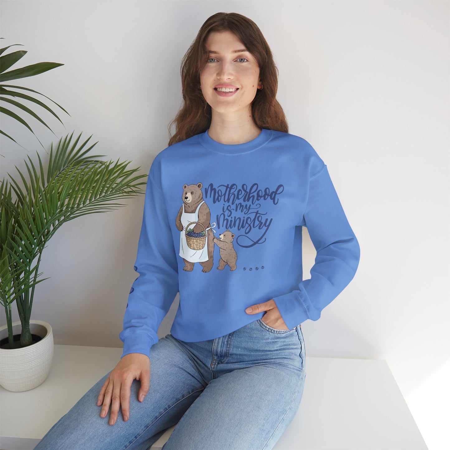 Motherhood Is My Ministry Crewneck Sweatshirt