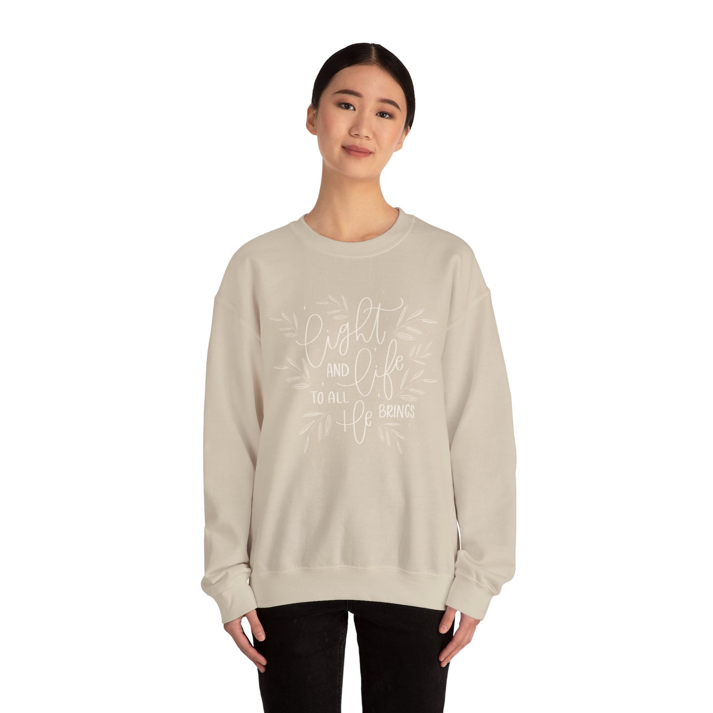 Light and Life to All Crewneck