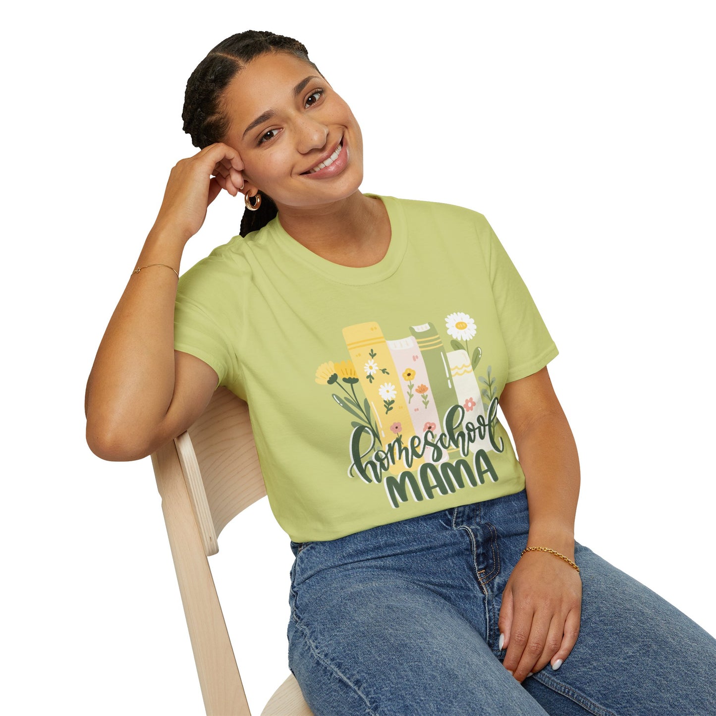 Homeschool Mama Floral Tee