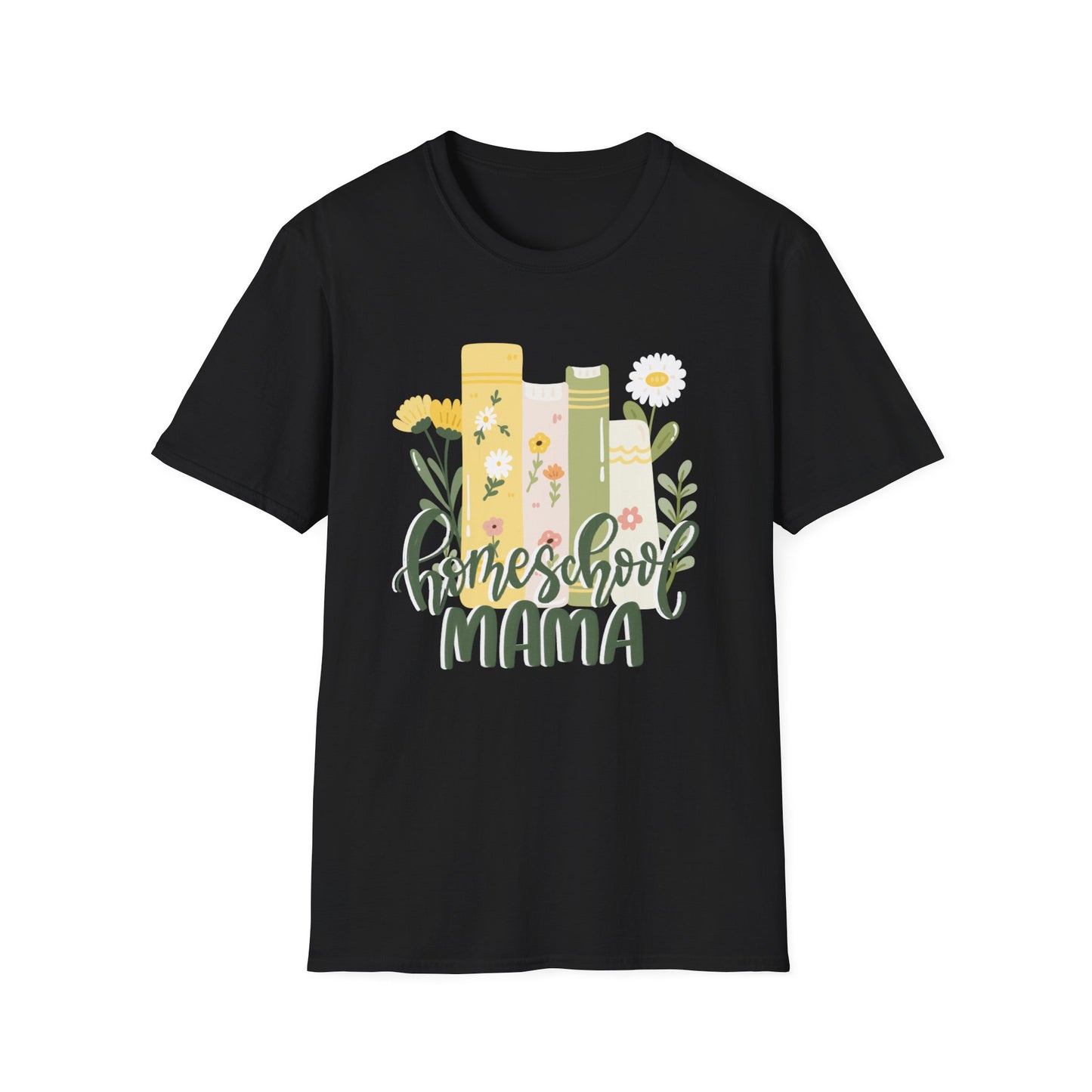 Homeschool Mama Floral Tee