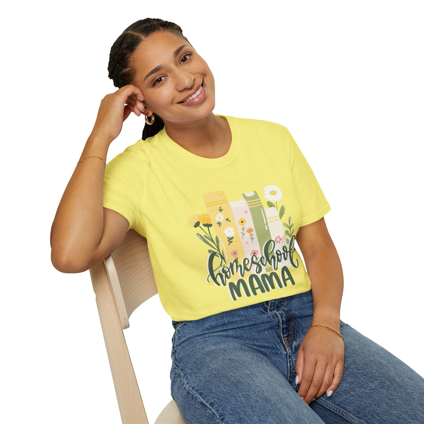 Homeschool Mama Floral Tee