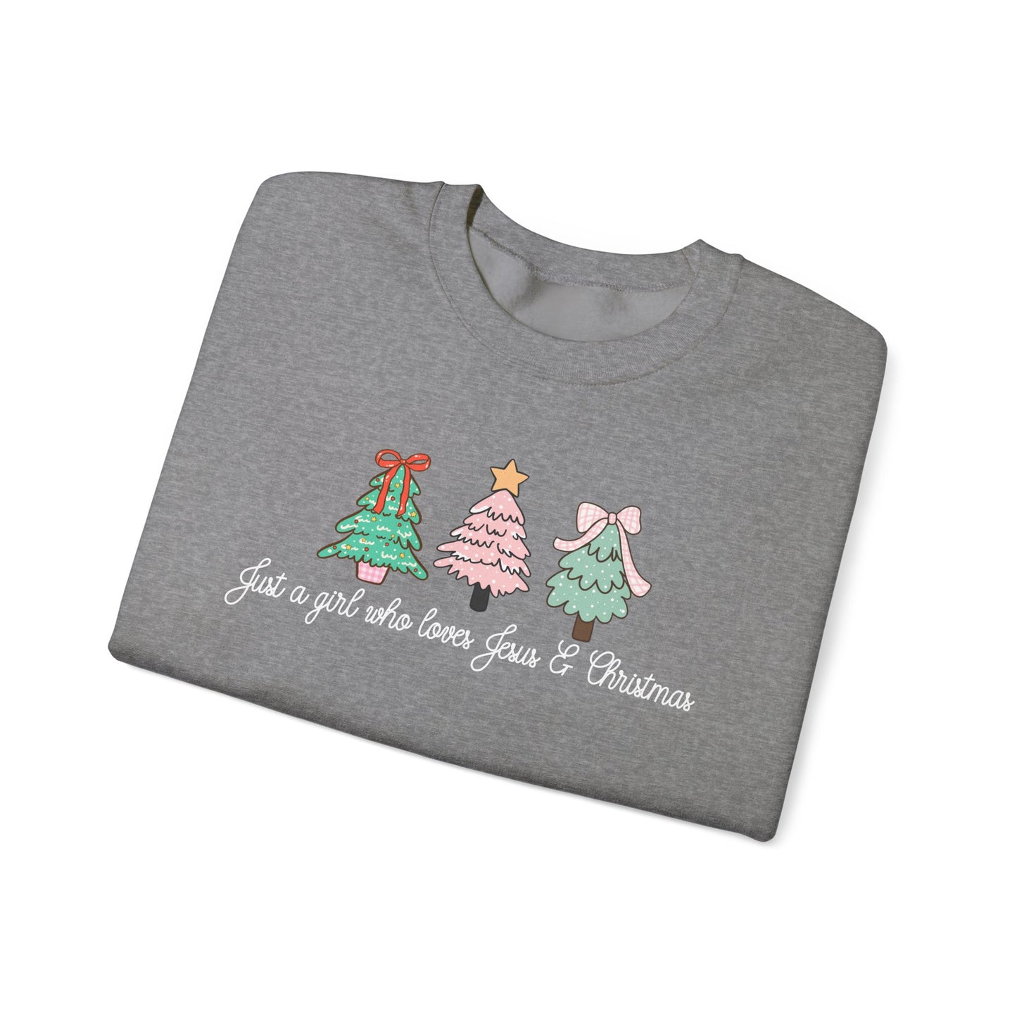 Love Jesus & Christmas Sweatshirt