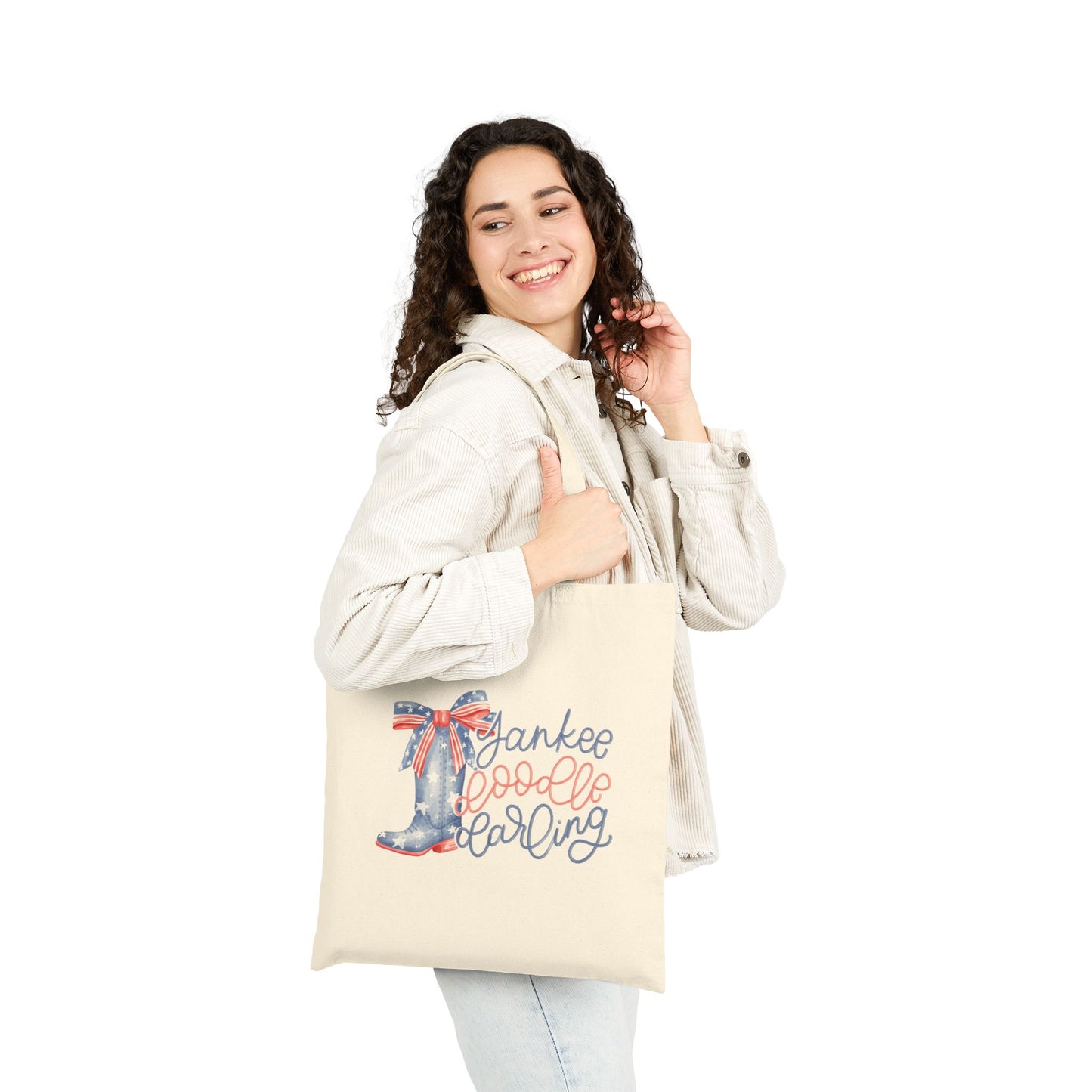 Yankee Doodle Darling Canvas Tote
