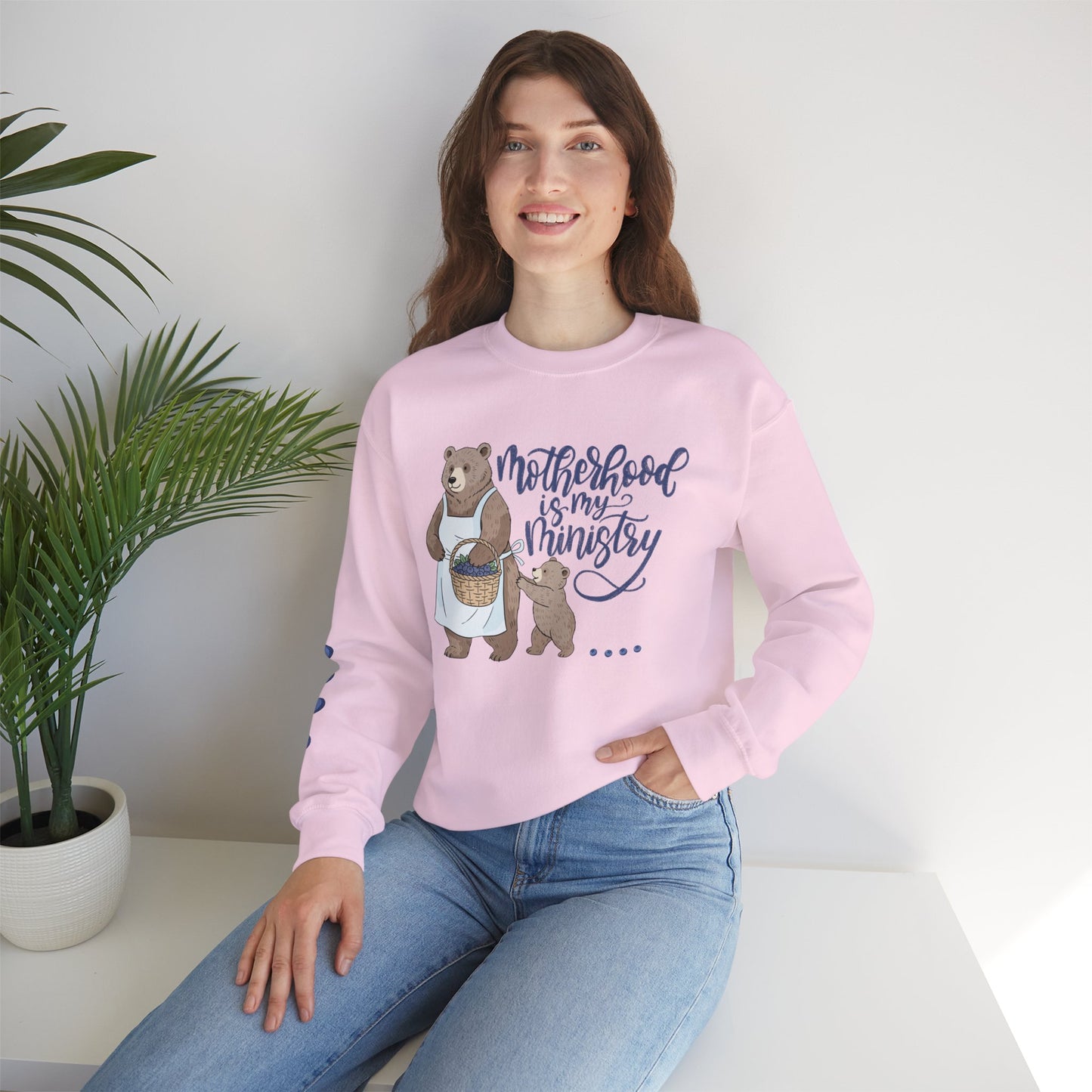 Motherhood Is My Ministry Crewneck Sweatshirt
