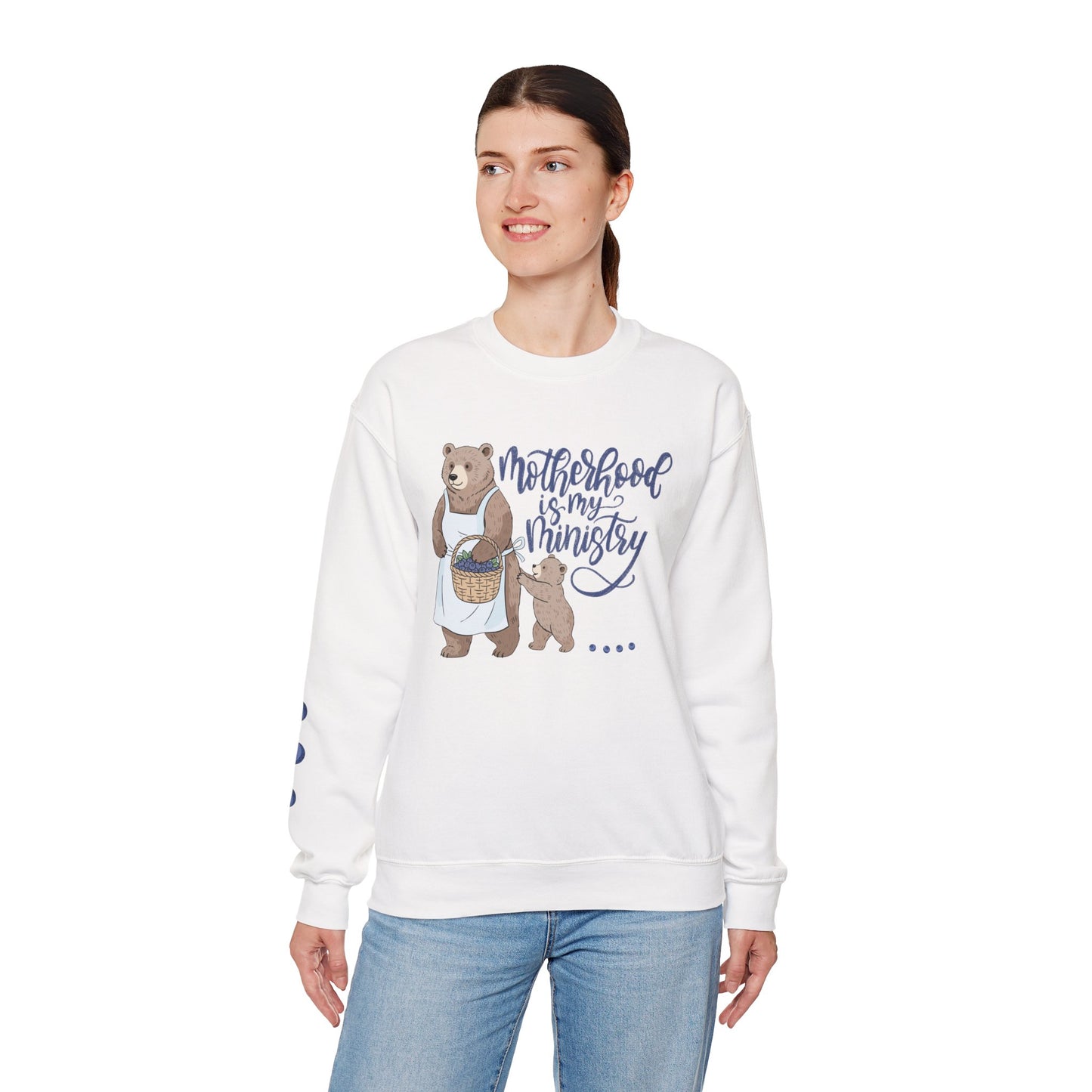 Motherhood Is My Ministry Crewneck Sweatshirt