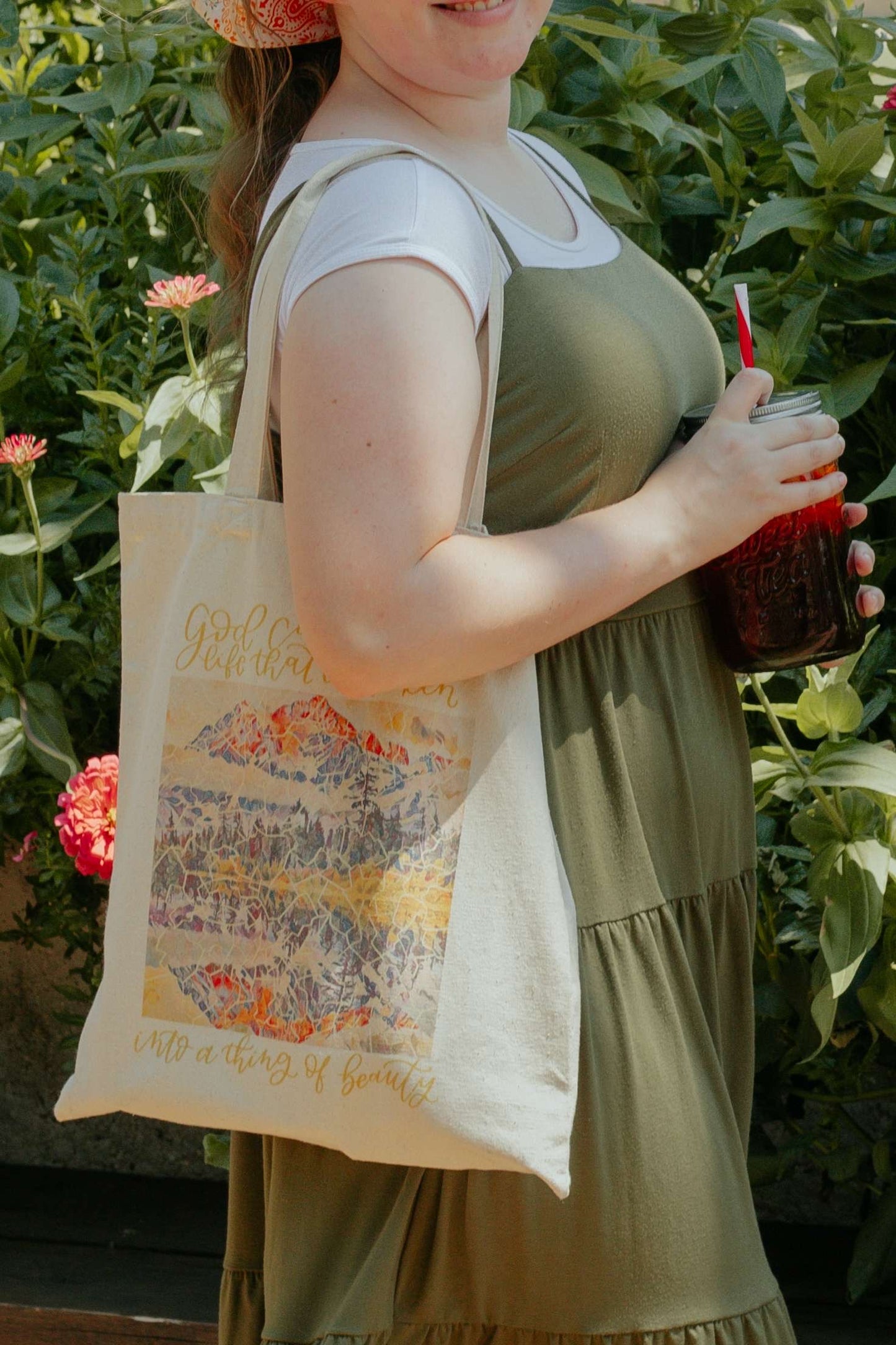 Broken Pieces Canvas Tote Bag