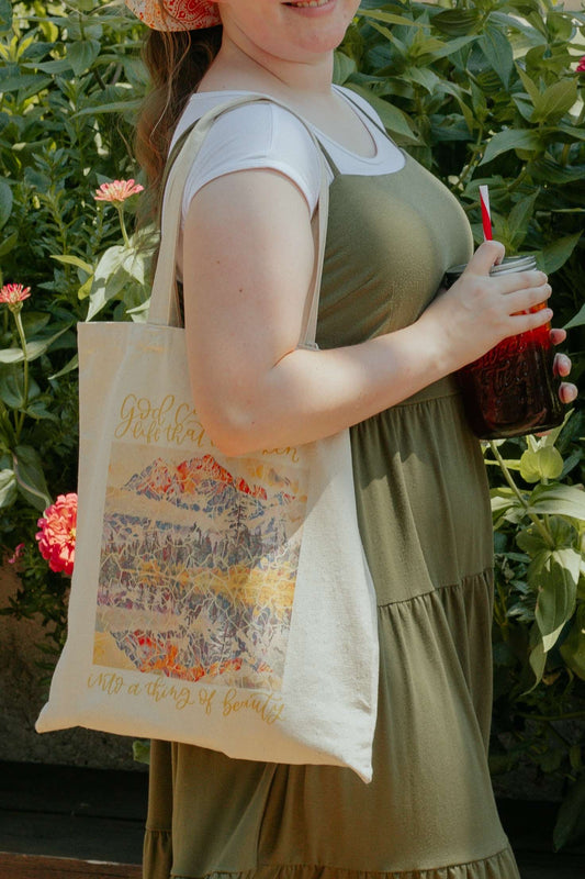 Broken Pieces Canvas Tote Bag