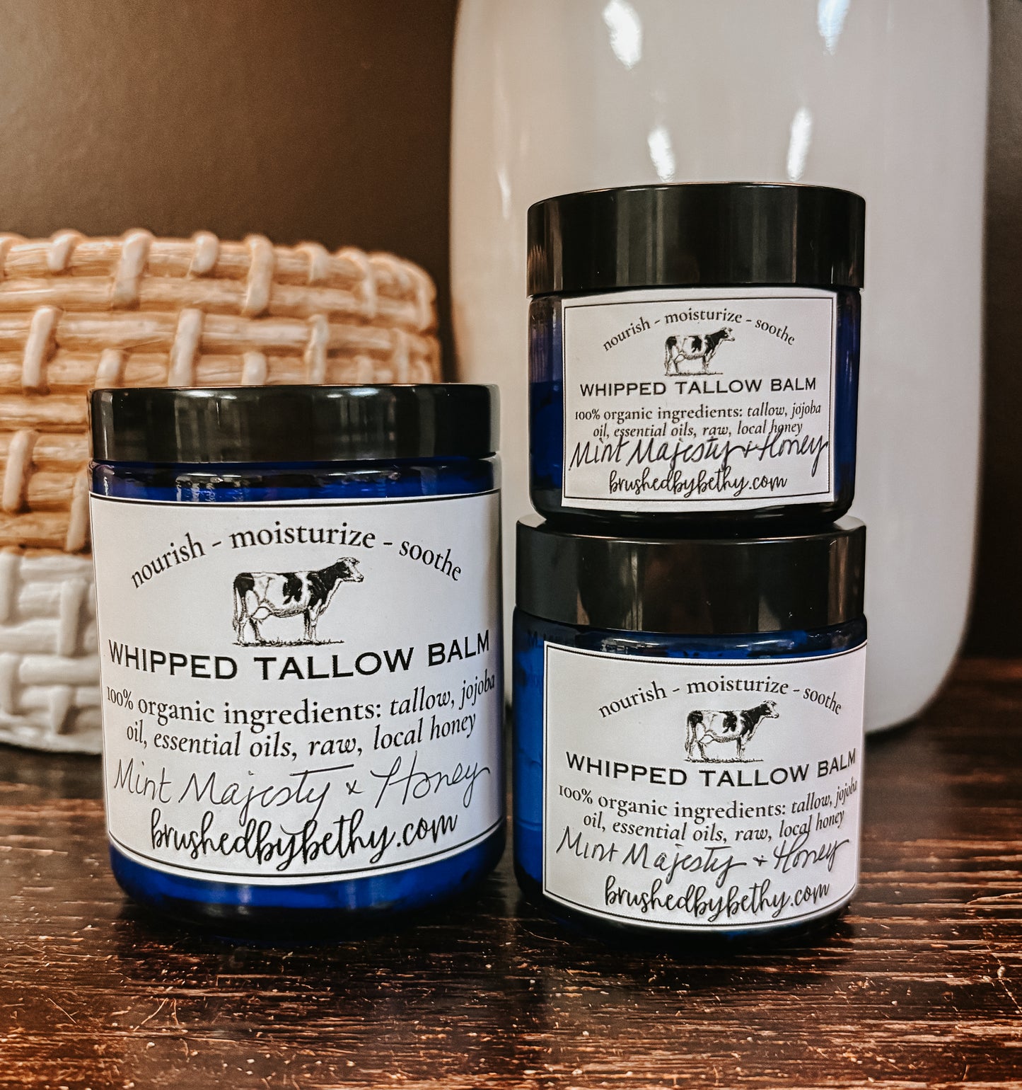 Mint Majesty + Honey Whipped Tallow Balm