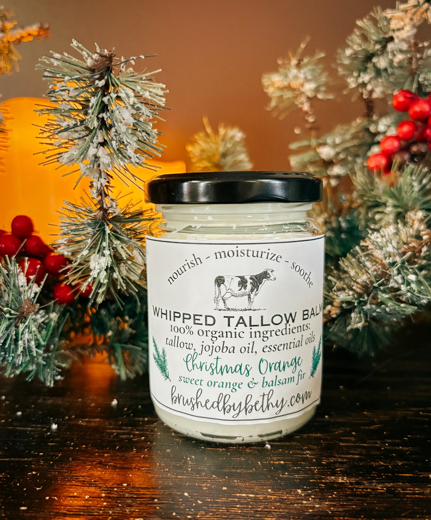 Christmas Orange Whipped Tallow Balm