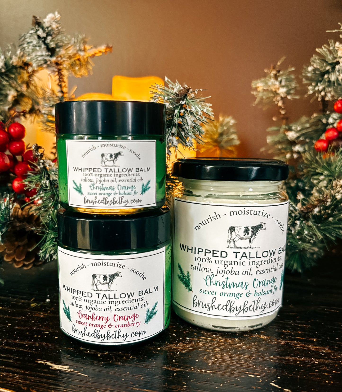 Christmas Orange Whipped Tallow Balm