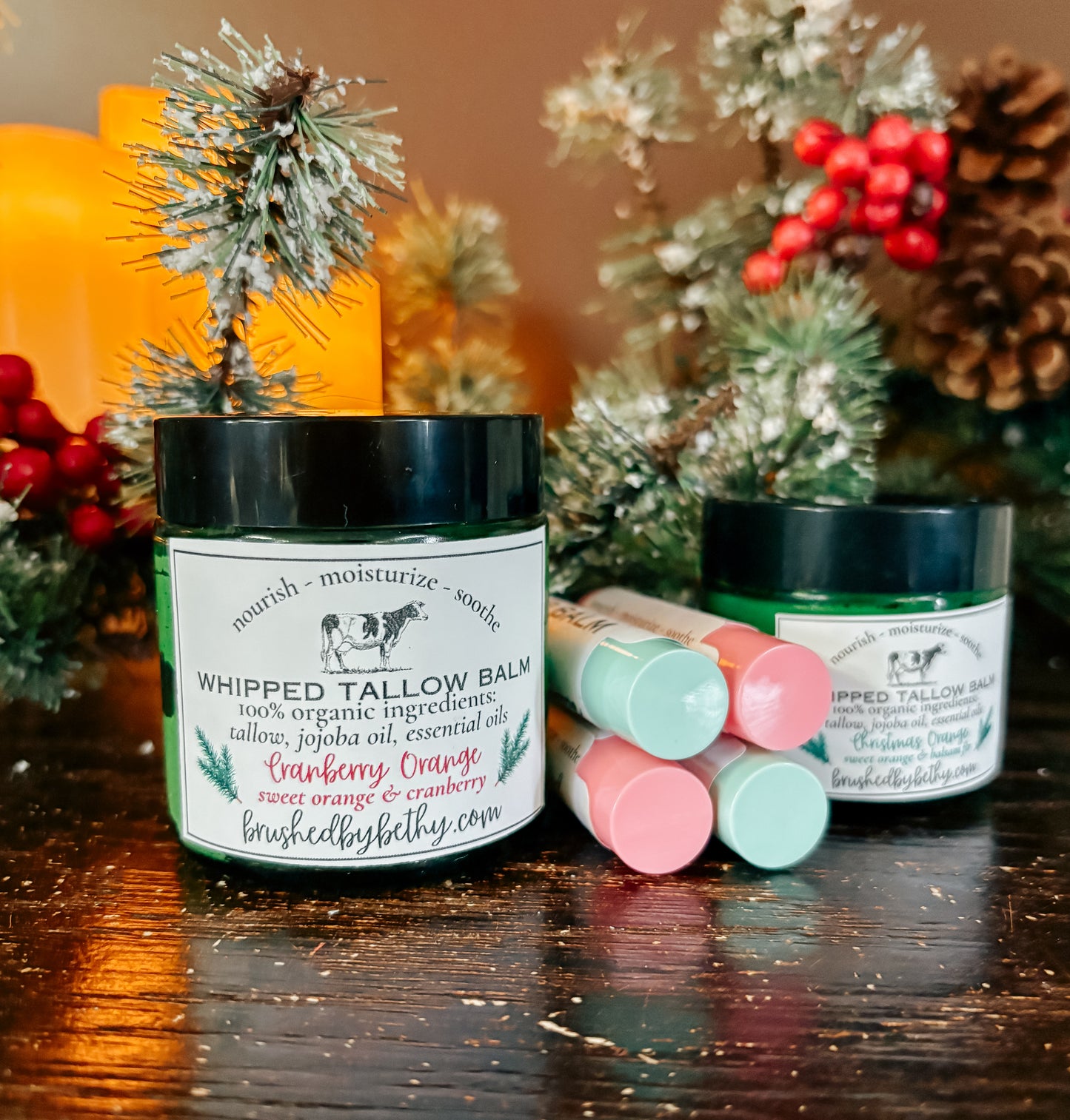 Christmas Orange Whipped Tallow Balm