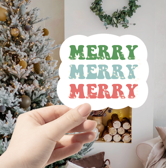 MERRY MERRY MERRY Sticker