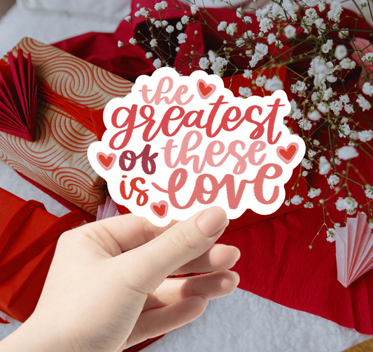 Greater Love Sticker