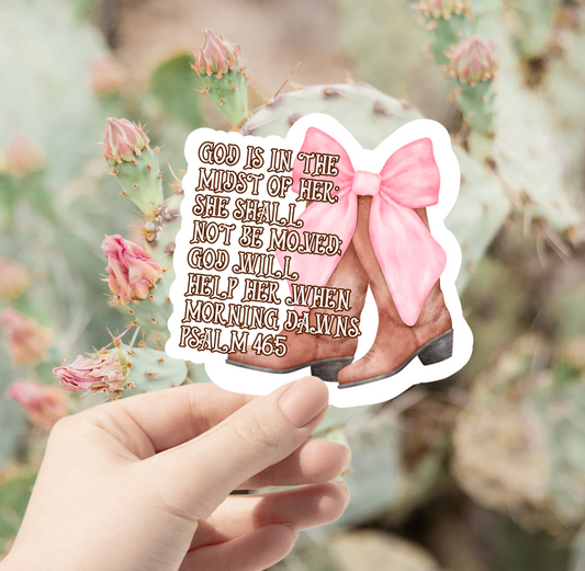 Psalm 46:5 Sticker