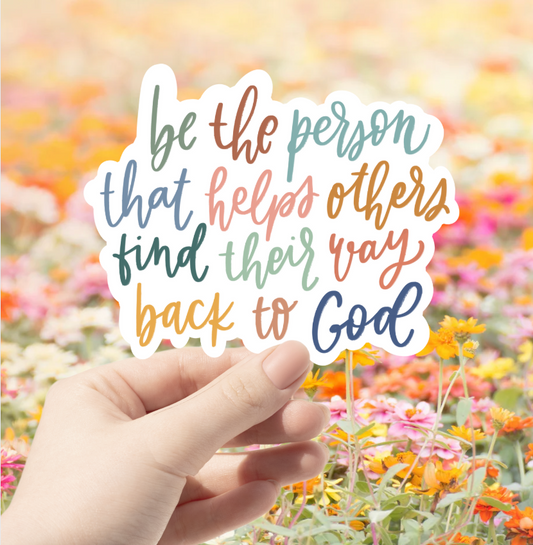 Be the Person Sticker