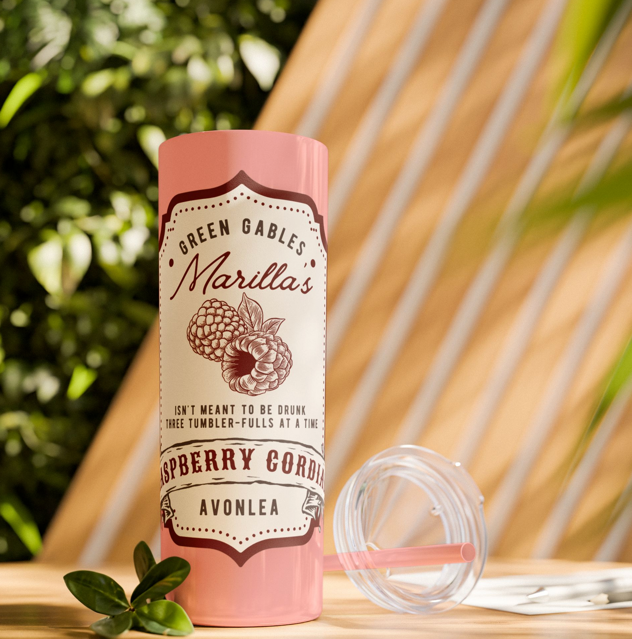 Raspberry Cordial Skinny Tumbler