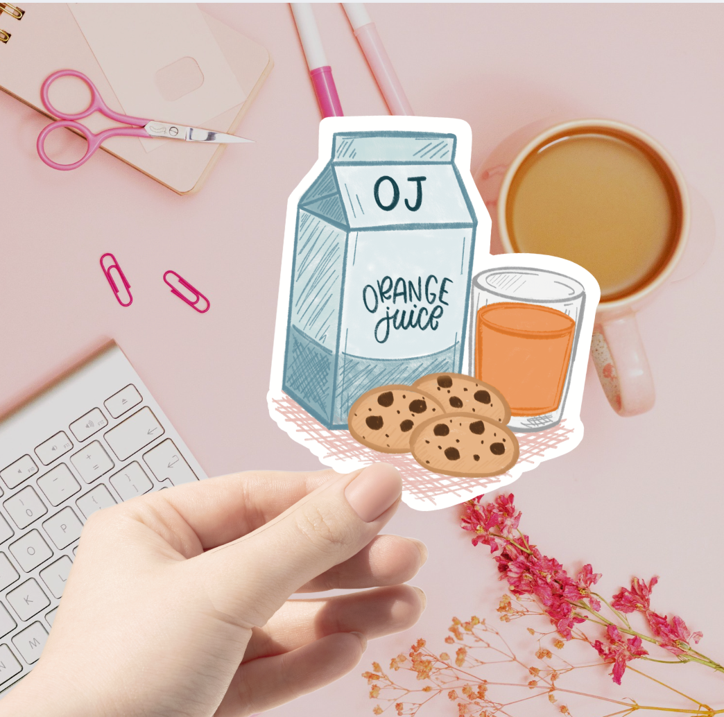 Cookies & OJ Sticker