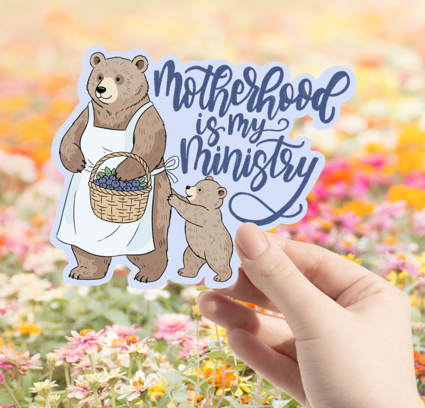 Motherhood is My Ministry Sticker