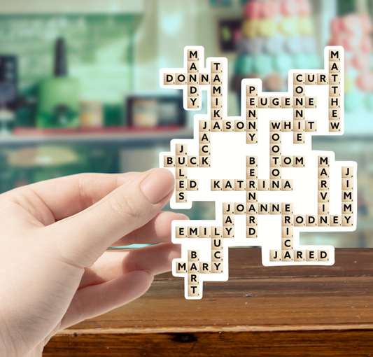 AIO Scrabble Sticker