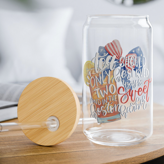 Sweet Tea In the Harbor Glass