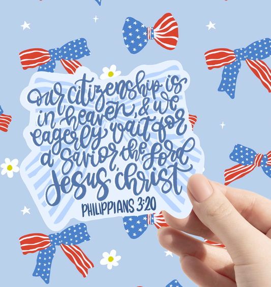 Citizenship in Heaven Sticker